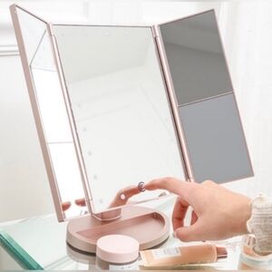 MONAT Mirror Magic LED Tri-fold Mirror with Various Magnification NWOT